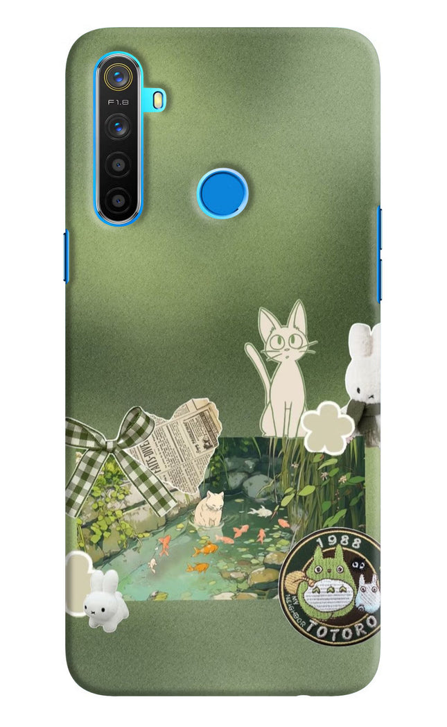 Aesthetic anime Realme 5/5i/5s Hard Case Back Cover by Casekaro