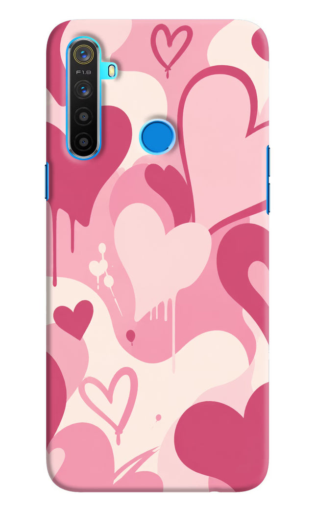 Hearty case Realme 5/5i/5s Hard Case Back Cover by Casekaro