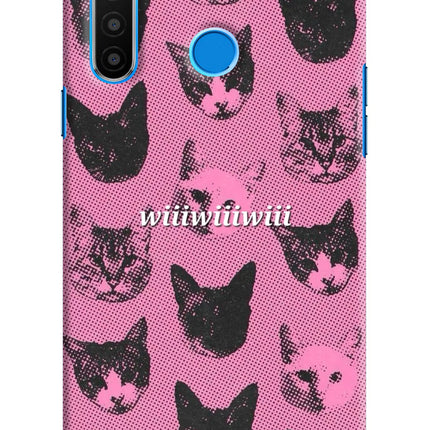 Pink Cats Realme 5/5i/5s Hard Case Back Cover by Casekaro