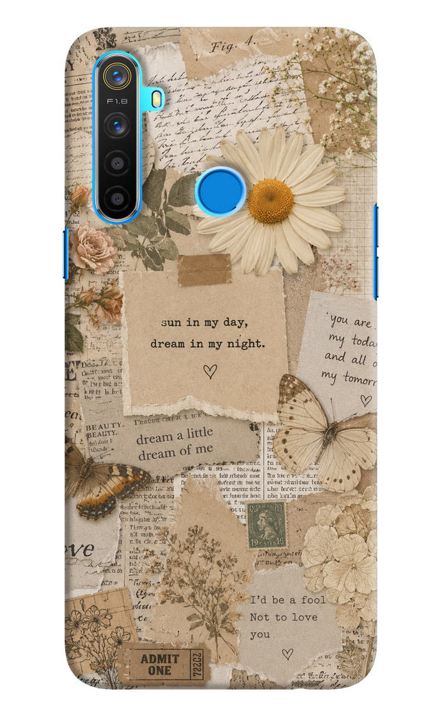 Vintage case Realme 5/5i/5s Hard Case Back Cover by Casekaro