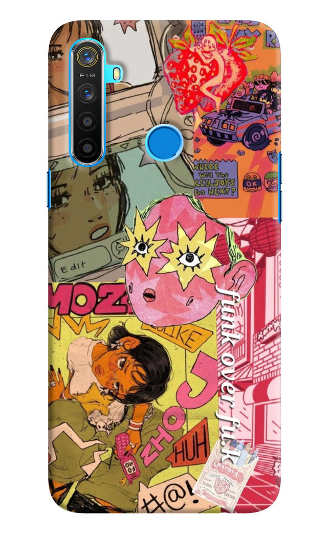 Funkover Realme 5/5i/5s Hard Case Back Cover by Casekaro