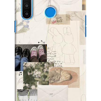 Soft Aesthetic Realme 5/5i/5s Hard Case Back Cover by Casekaro