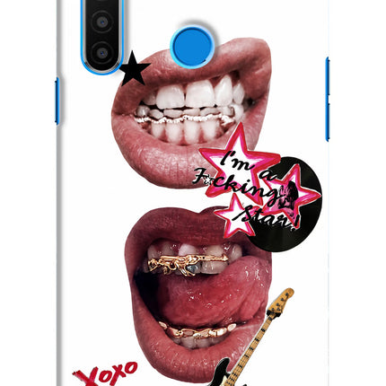 Rockstar Realme 5/5i/5s Hard Case Back Cover by Casekaro