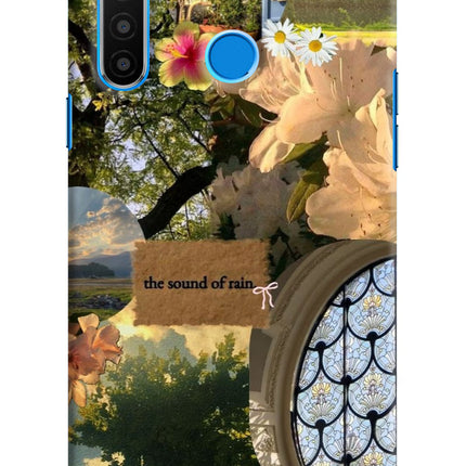 Rain Realme 5/5i/5s Hard Case Back Cover by Casekaro