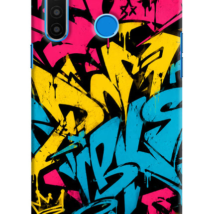 Graffiti Vibe Realme 5/5i/5s Hard Case Back Cover by Casekaro