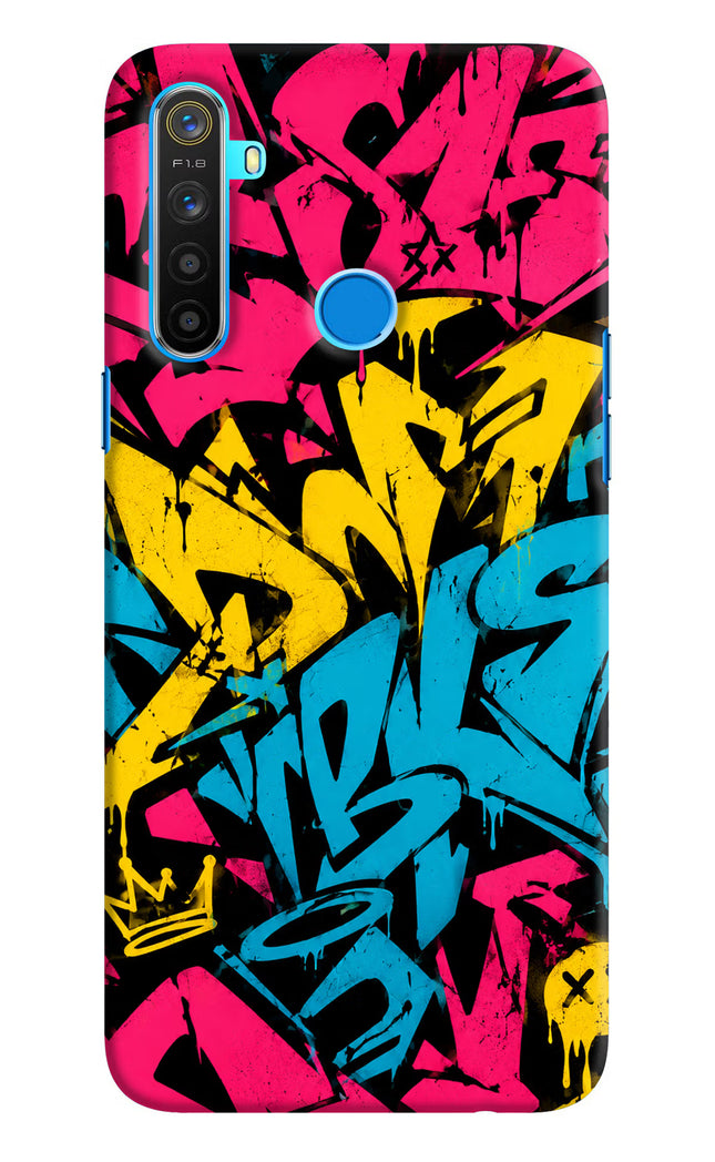 Graffiti Vibe Realme 5/5i/5s Hard Case Back Cover by Casekaro