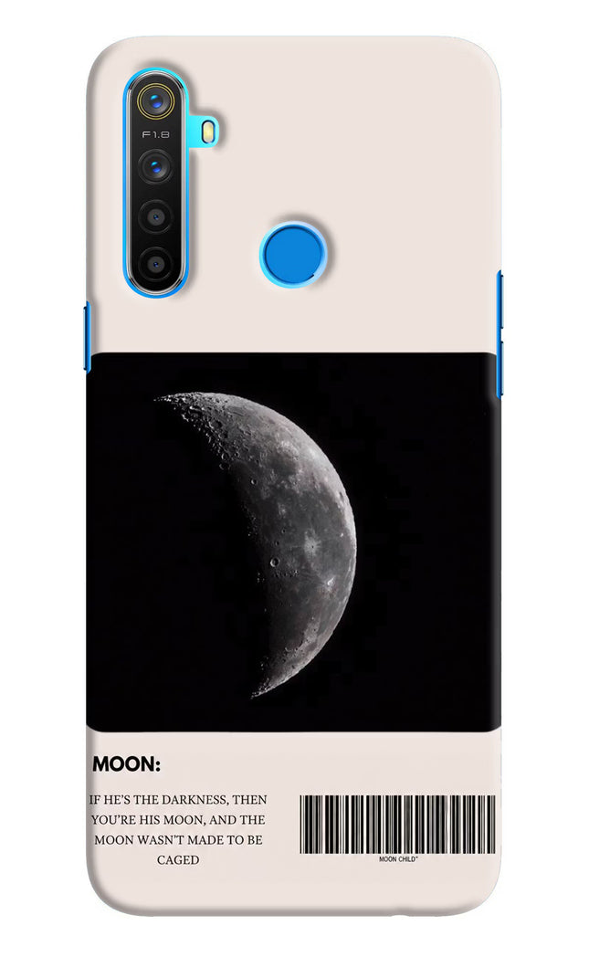 Moon Phase Realme 5/5i/5s Hard Case Back Cover by Casekaro