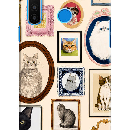 Mirror Cats Realme 5/5i/5s Hard Case Back Cover by Casekaro