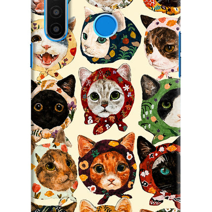 Cool Cat Realme 5/5i/5s Hard Case Back Cover by Casekaro