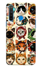 Cool Cat Realme 5/5i/5s Hard Case Back Cover by Casekaro