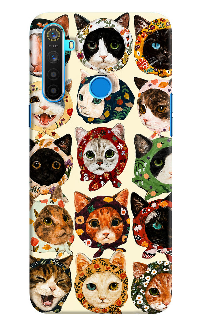 Cool Cat Realme 5/5i/5s Hard Case Back Cover by Casekaro
