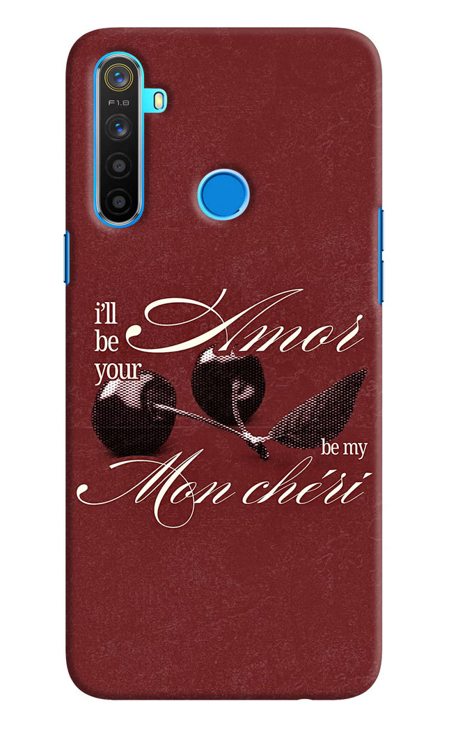 Velvet Cherry Realme 5/5i/5s Hard Case Back Cover by Casekaro