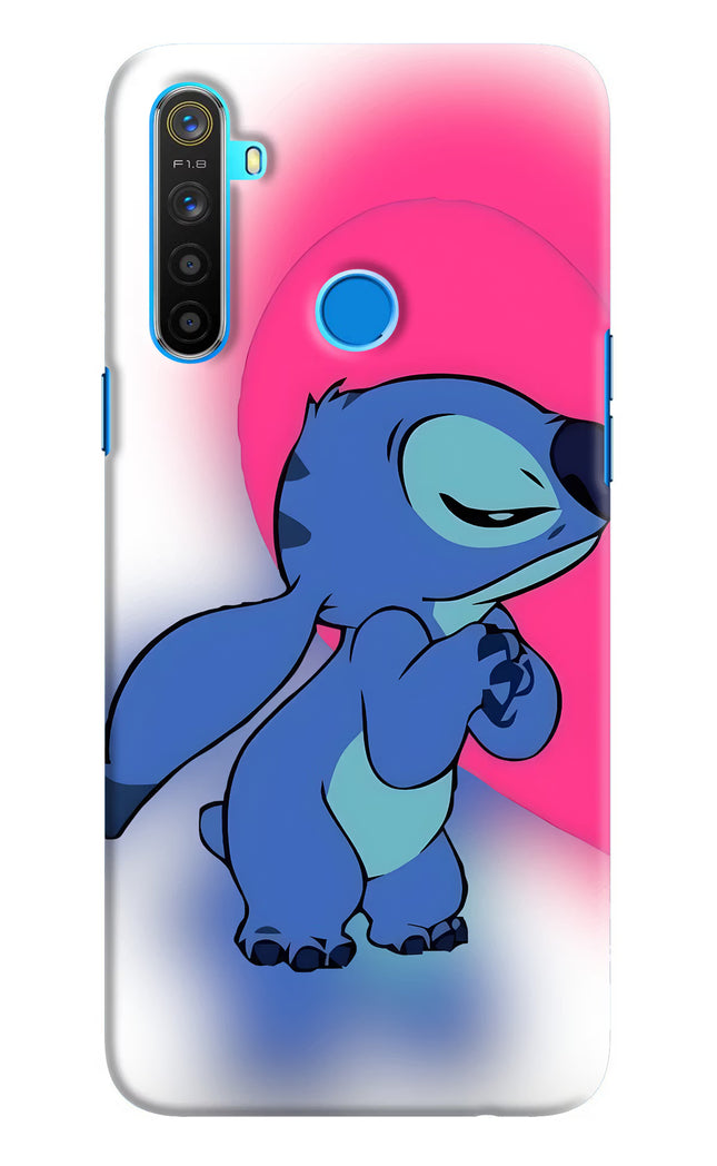 Stitch Hug Realme 5/5i/5s Hard Case Back Cover by Casekaro