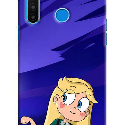 Star Glow Realme 5/5i/5s Hard Case Back Cover by Casekaro