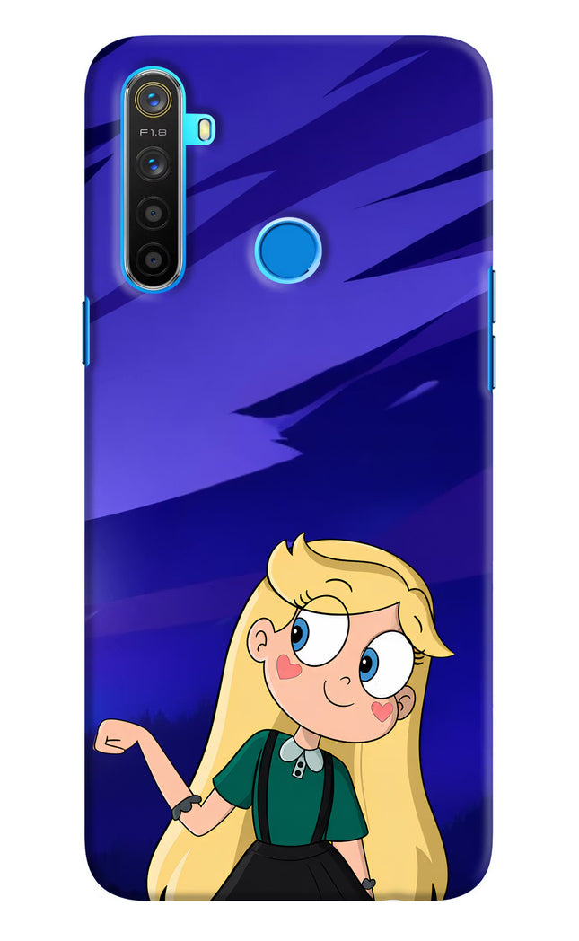 Star Glow Realme 5/5i/5s Hard Case Back Cover by Casekaro
