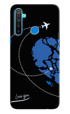Love Orbit Realme 5/5i/5s Hard Case Back Cover by Casekaro
