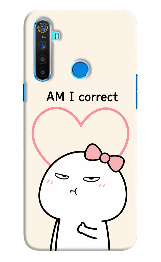 Always Right Realme 5/5i/5s Hard Case Back Cover by Casekaro
