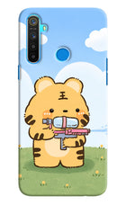 Tiger Treat Realme 5/5i/5s Hard Case Back Cover by Casekaro