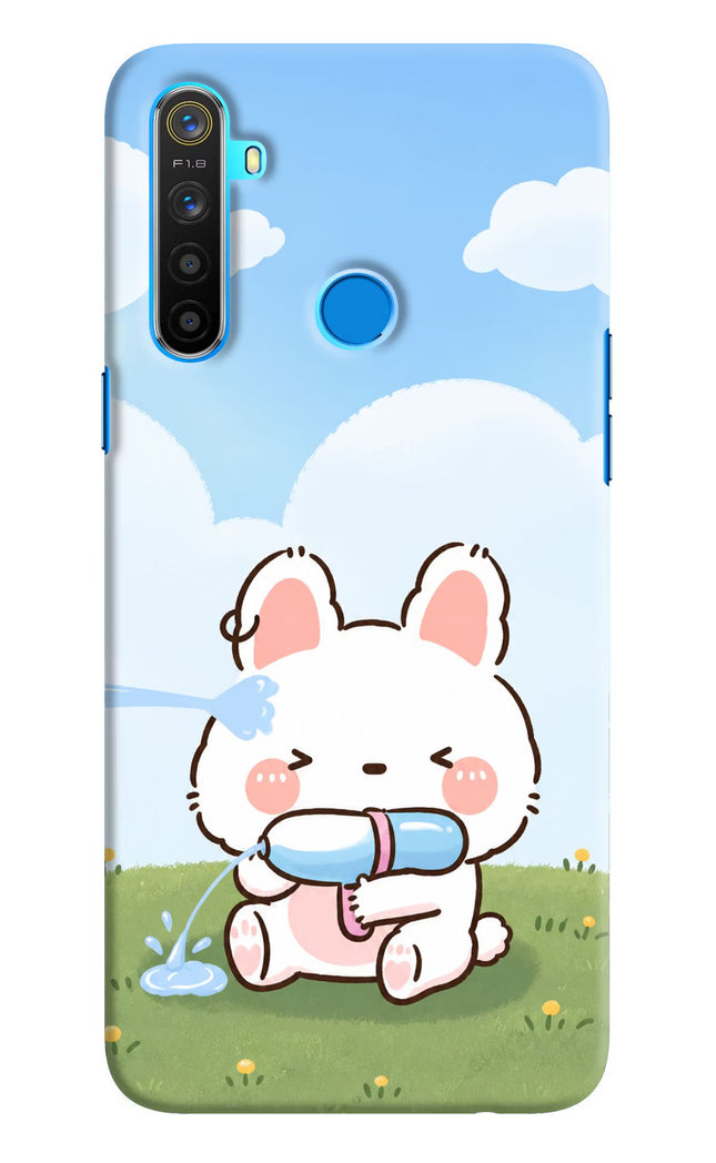 Bunny Treat Realme 5/5i/5s Hard Case Back Cover by Casekaro
