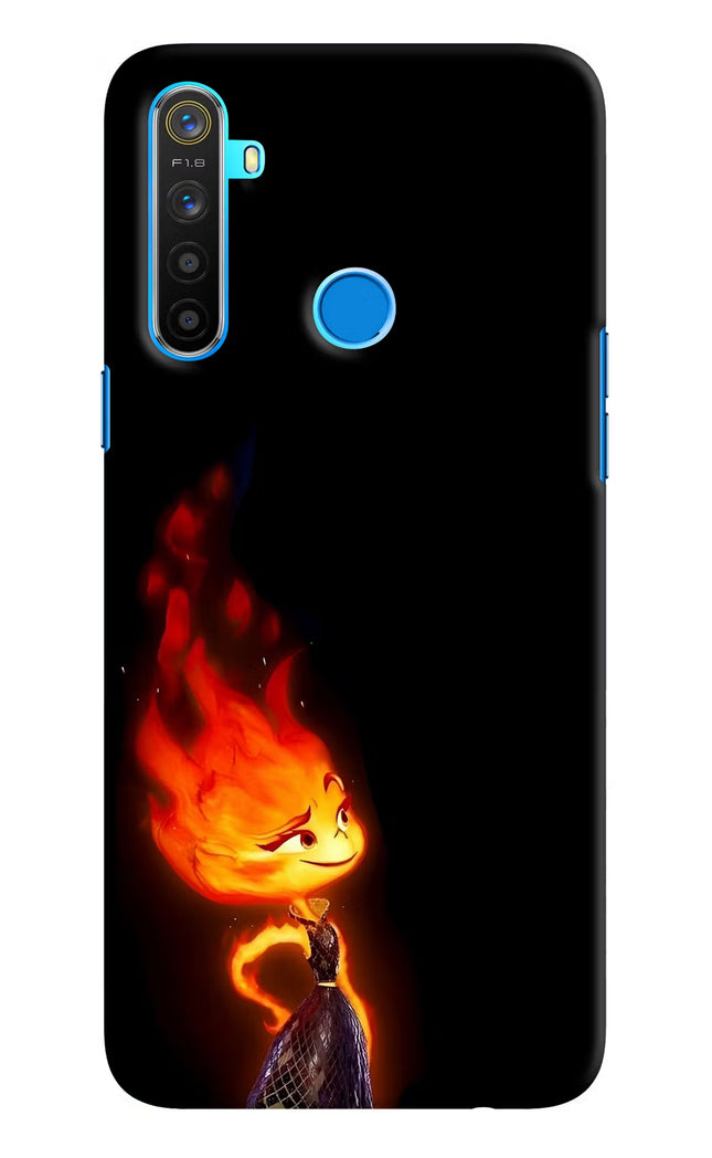 Ember Flame Realme 5/5i/5s Hard Case Back Cover by Casekaro