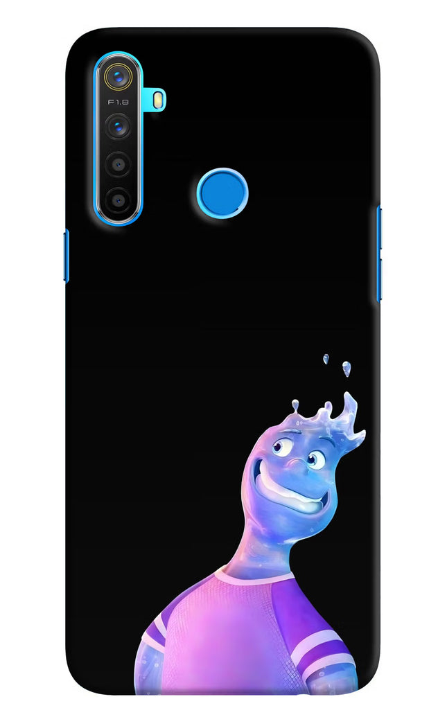 Wade Wave Realme 5/5i/5s Hard Case Back Cover by Casekaro