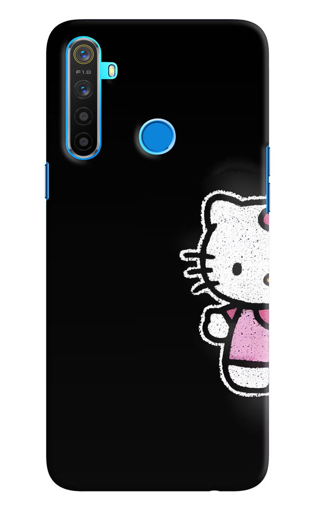 Kitty Charm Realme 5/5i/5s Hard Case Back Cover by Casekaro