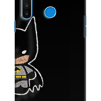 Bat Kitty Realme 5/5i/5s Hard Case Back Cover by Casekaro