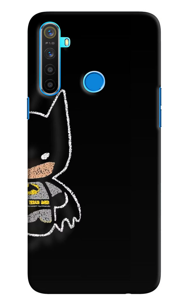 Bat Kitty Realme 5/5i/5s Hard Case Back Cover by Casekaro