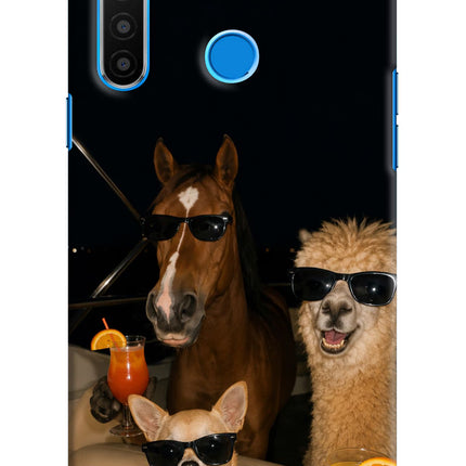 Party Squad Realme 5/5i/5s Hard Case Back Cover by Casekaro