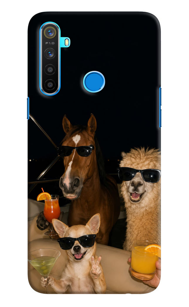 Party Squad Realme 5/5i/5s Hard Case Back Cover by Casekaro