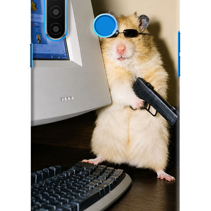 Hacker Hamster Realme 5/5i/5s Hard Case Back Cover by Casekaro