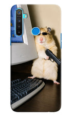 Hacker Hamster Realme 5/5i/5s Hard Case Back Cover by Casekaro