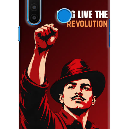 Bhagat Singh Revolution Realme 5/5i/5s Hard Case Back Cover by Casekaro