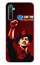 Bhagat Singh Revolution Realme 5/5i/5s Hard Case Back Cover by Casekaro