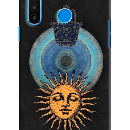 Divine Sun Realme 5/5i/5s Hard Case Back Cover by Casekaro