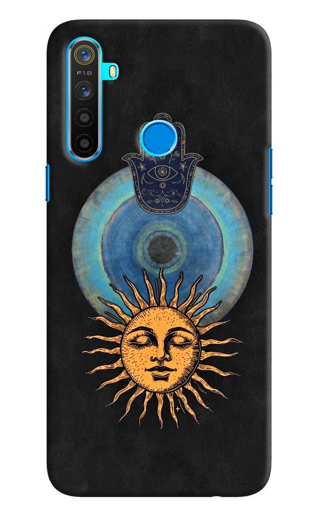 Divine Sun Realme 5/5i/5s Hard Case Back Cover by Casekaro