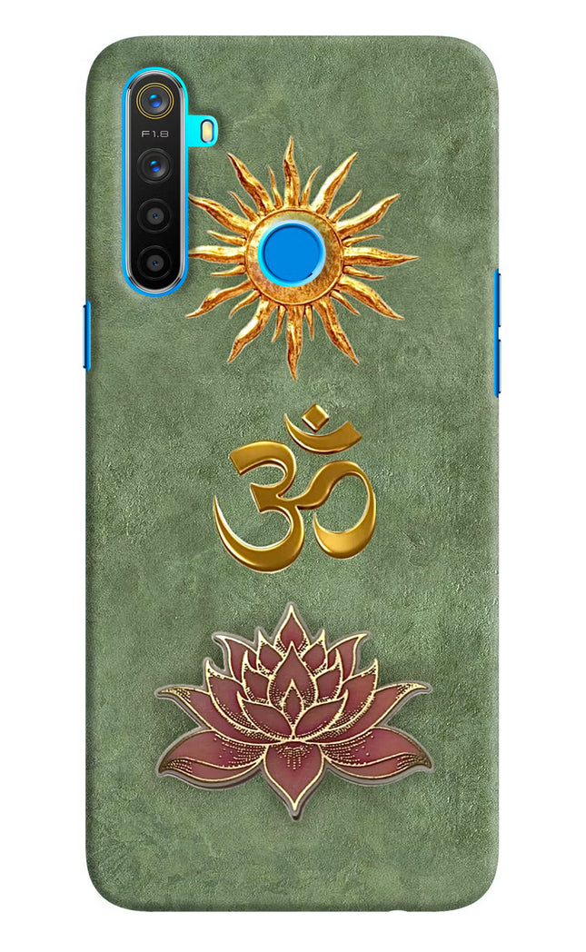 Om & Lotus Realme 5/5i/5s Back Cover