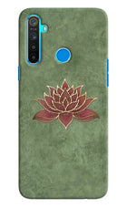 Lotus Grace Realme 5/5i/5s Hard Case Back Cover by Casekaro