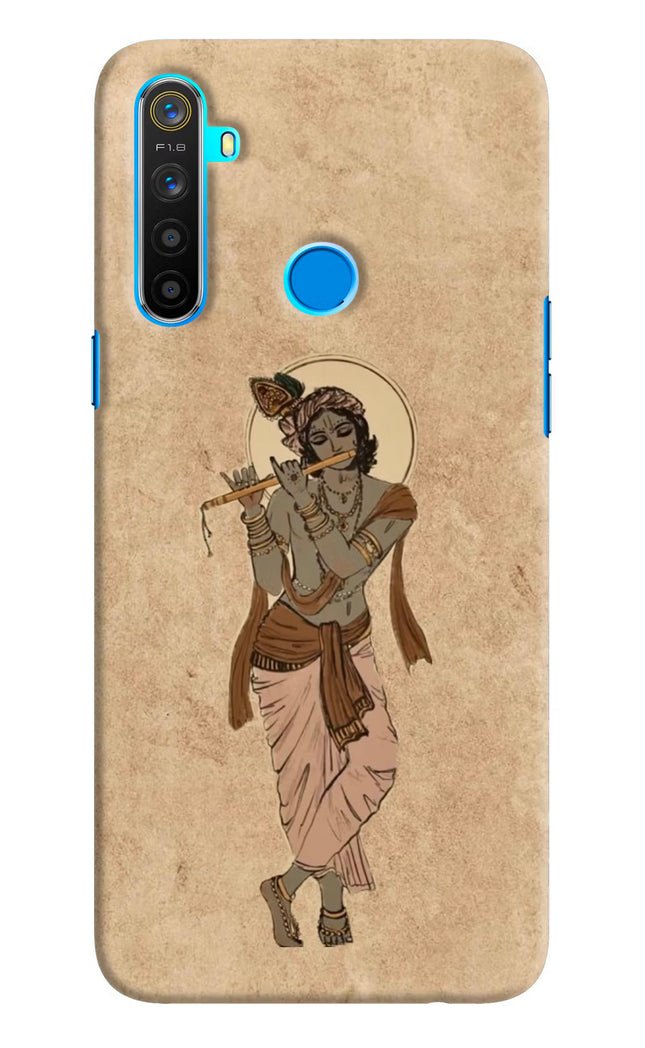 Krishna Realme 5/5i/5s Hard Case Back Cover by Casekaro