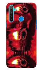 Fire Eye Realme 5/5i/5s Hard Case Back Cover by Casekaro