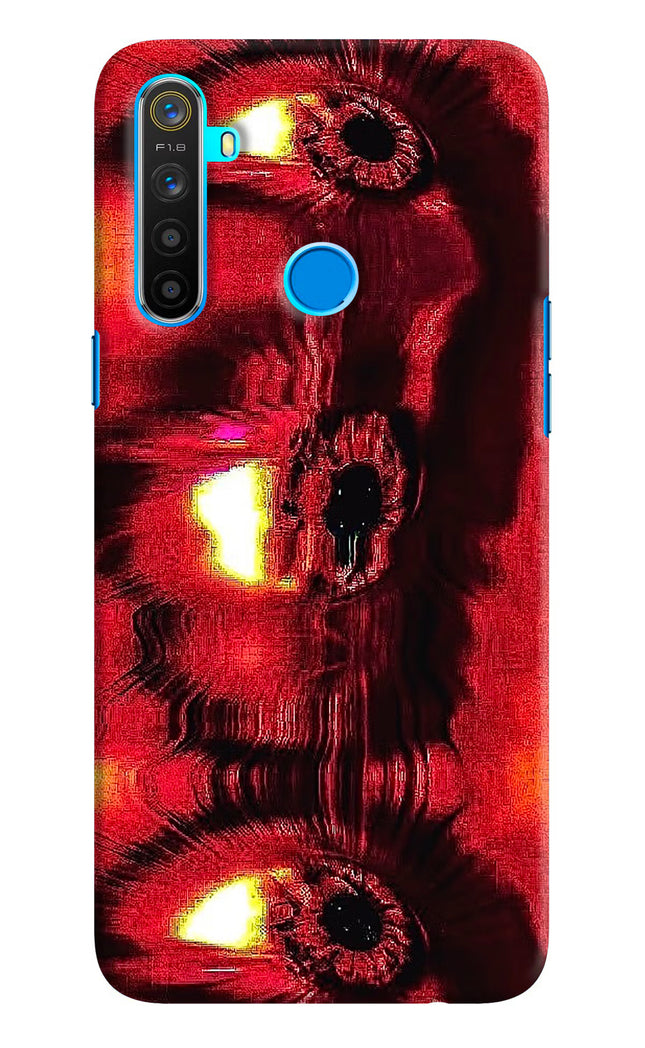 Fire Eye Realme 5/5i/5s Hard Case Back Cover by Casekaro