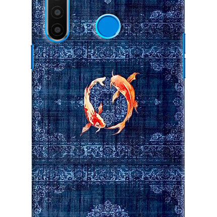 Koi Blue Realme 5/5i/5s Hard Case Back Cover by Casekaro