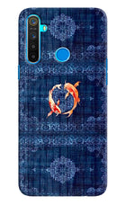 Koi Blue Realme 5/5i/5s Hard Case Back Cover by Casekaro