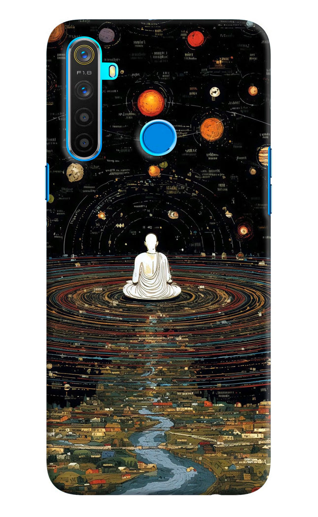 Space Monk Realme 5/5i/5s Hard Case Back Cover by Casekaro