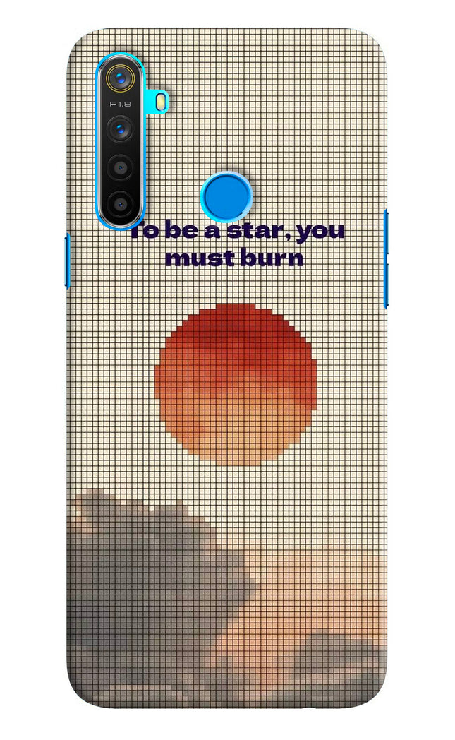 Pixel Sun Realme 5/5i/5s Hard Case Back Cover by Casekaro