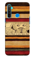 Vinyl Stripes Realme 5/5i/5s Hard Case Back Cover by Casekaro