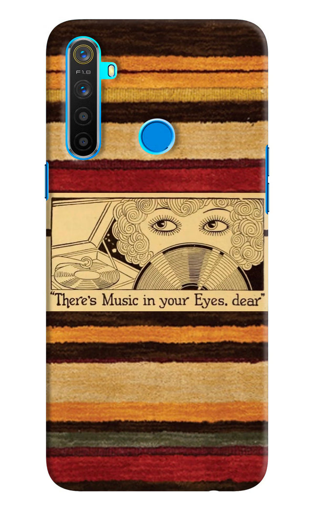 Vinyl Stripes Realme 5/5i/5s Hard Case Back Cover by Casekaro