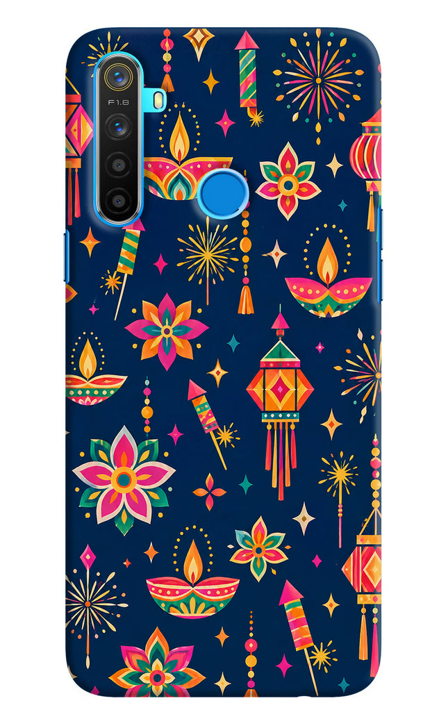 Festive Pop Realme 5/5i/5s Hard Case Back Cover by Casekaro