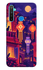 Lantern Lane Realme 5/5i/5s Hard Case Back Cover by Casekaro