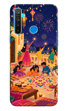 Diwali Night Realme 5/5i/5s Hard Case Back Cover by Casekaro